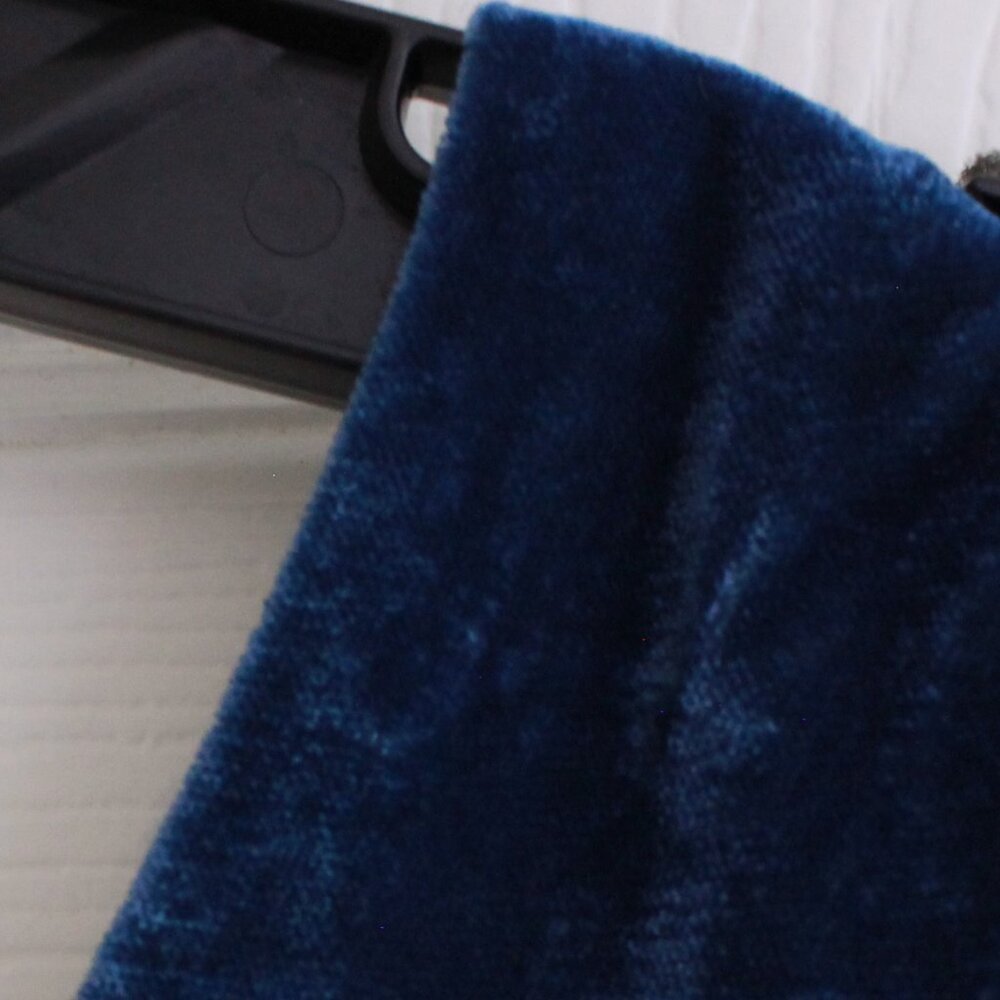 Julia Amory Julia Velvet Wide Leg Pants and Tess Vest Set in Azure Blue - Picture 6 of 16